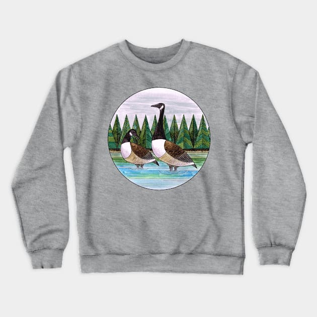 Canadian Geese Crewneck Sweatshirt by NathanLeber